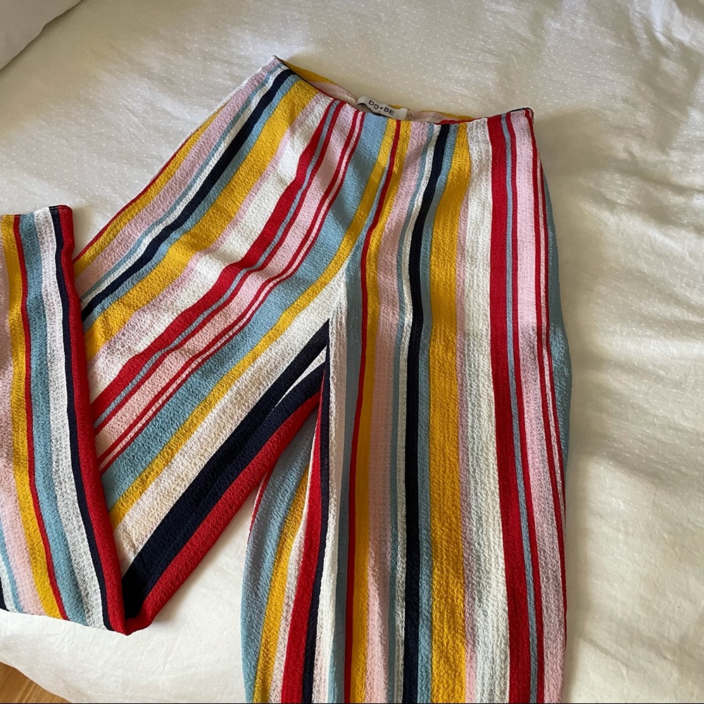DO+BE Colorful Striped Pants